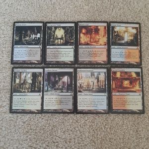 8 - Magic the Gathering dual land set proxy cards